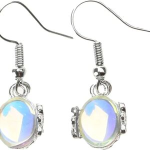 Moon drop earrings